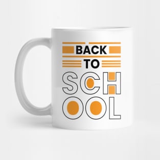 Back to school typography design Mug